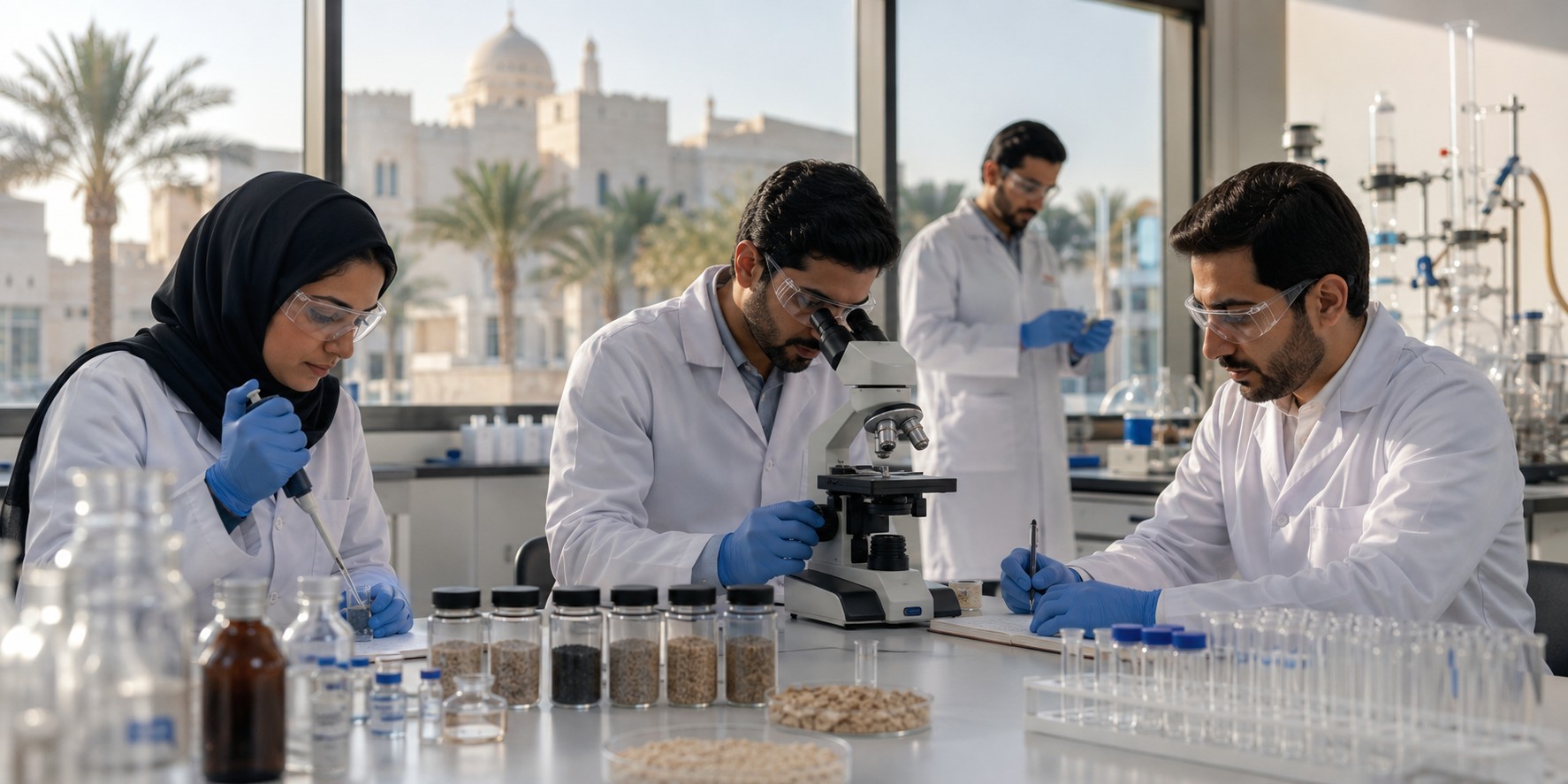 UAEU Team Develops Green Hydrogen Catalyst from Desert Resources